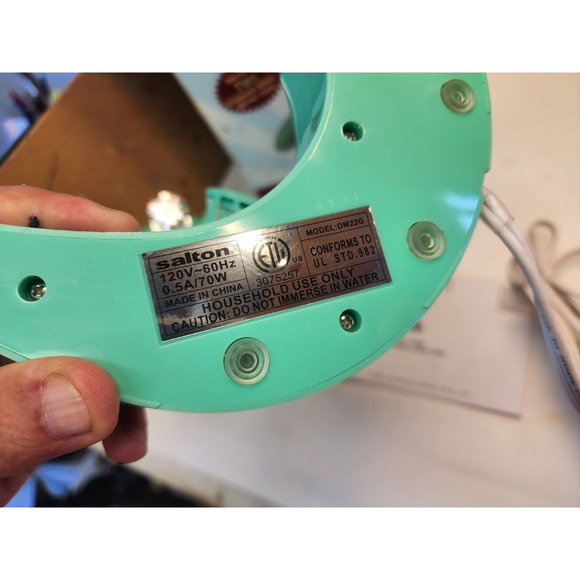 Salton Diner Malt Mixer Shake mixer DM22g With 2 Serving Cups NOS in box - Picture 9 of 12